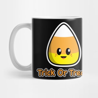 Kawaii Candy Corn Trick Or Treat Mug